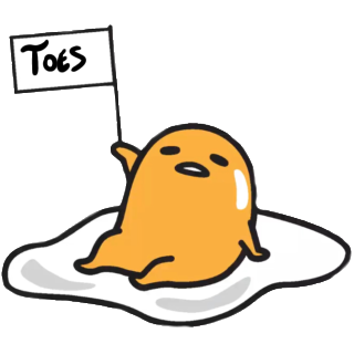 Toes Discord sticker