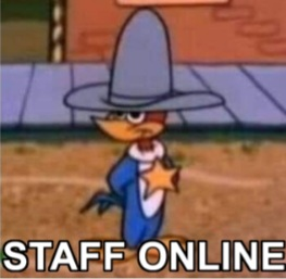 staff online Discord sticker