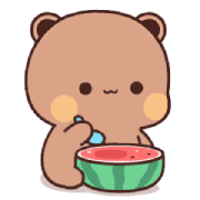 eating watermelon Discord sticker