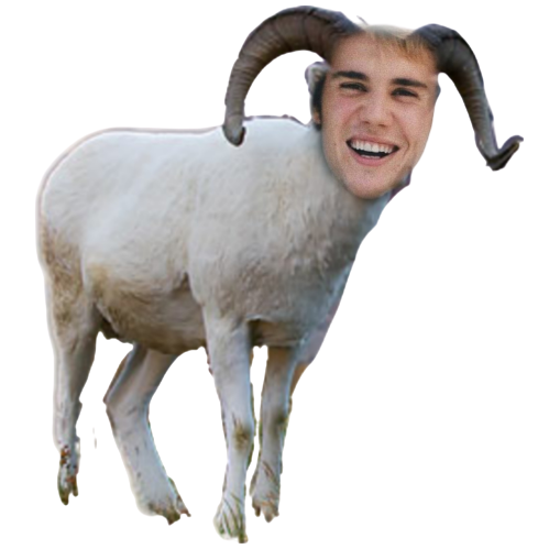 Bieber Goat Discord sticker