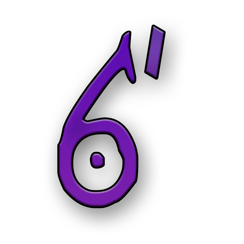 6' Discord sticker