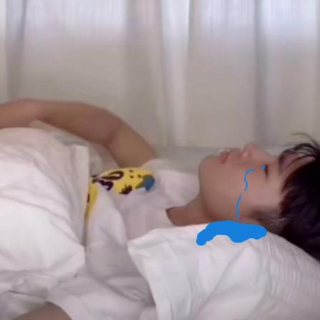 cries in sadness Discord sticker
