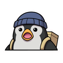 SurprisedPenguin Discord sticker