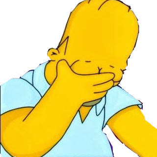 homer facepalm Discord sticker