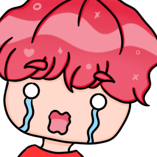 Crying Bleuwu Discord sticker