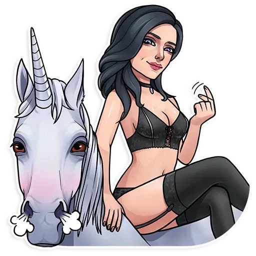 yennefer  Discord sticker