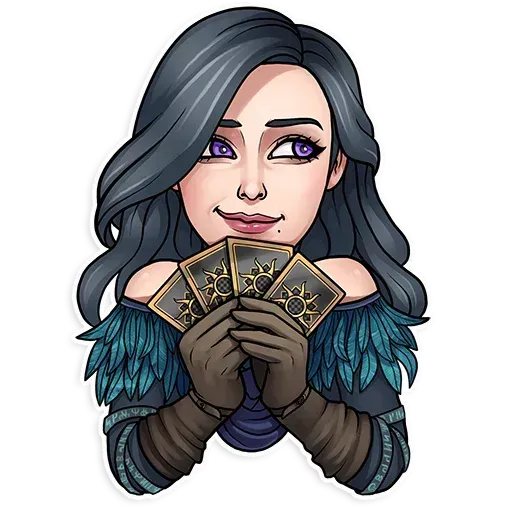 yennefer gwent Discord sticker