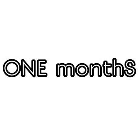 1months Discord sticker