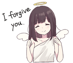 Forgive Discord sticker