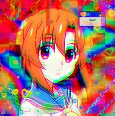 Glitched Rena Discord sticker