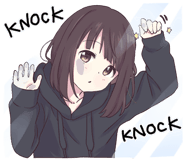 knock Discord sticker