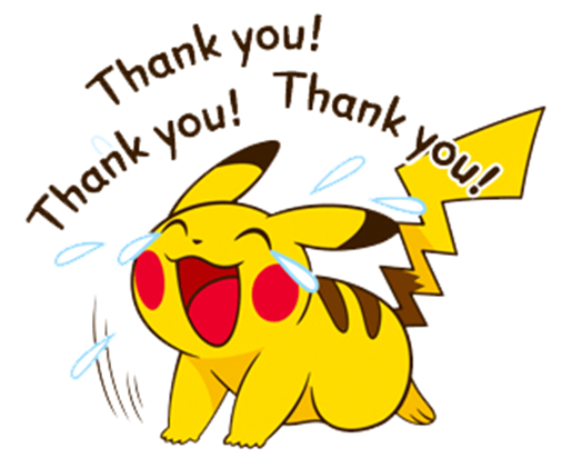Pikachu Begging Thnx Discord sticker