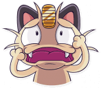 Meowth Sad Discord sticker