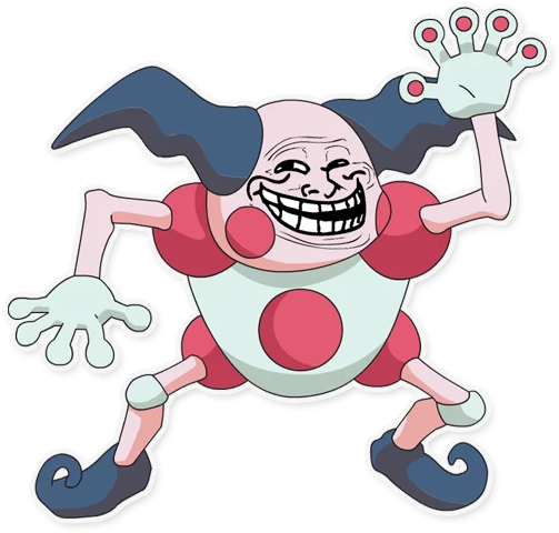 Grinning Mime Discord sticker
