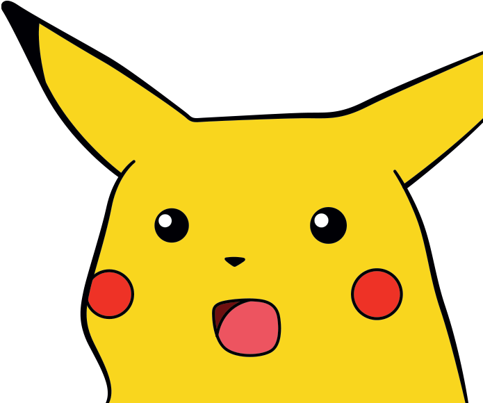 Shocked Pikachu Discord sticker