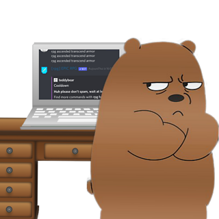 Laggy_byTeddy Discord sticker