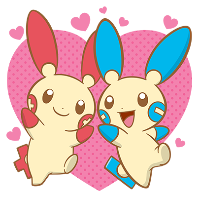 Minun/\Plusle Lovely Duo Discord sticker
