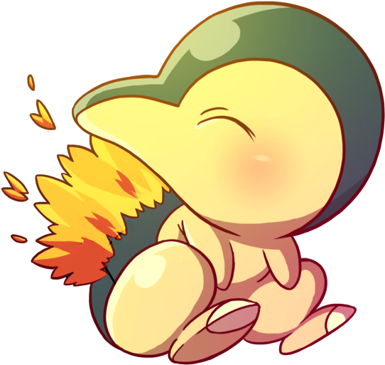 Cyndaquil Blush Discord sticker