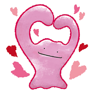 Ditto Heart Discord sticker