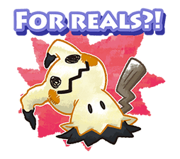 Mimikyu FR/Shocked Discord sticker