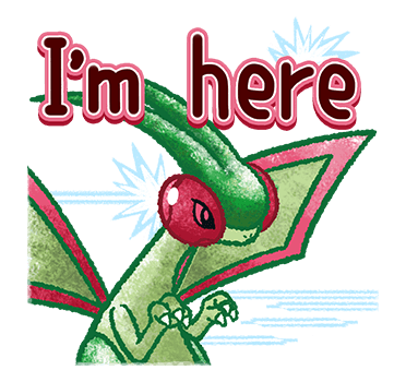 Flygon : I'm Here Discord sticker
