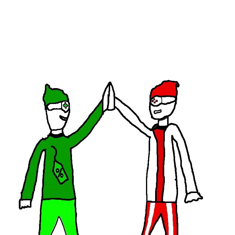 gfg high five Discord sticker