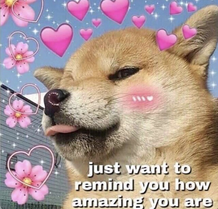 Wholesome: Blushed Doggie Discord sticker