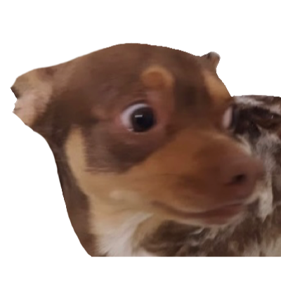 Peanut Doggie: Looking around Discord sticker