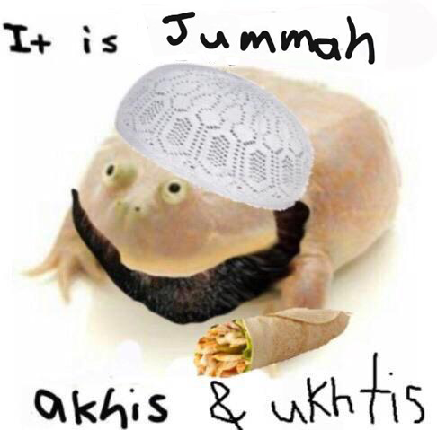 it is jumuah my akees n uktees Discord sticker