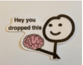 dropped_brain Discord sticker