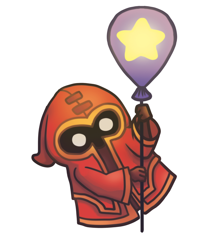 Миньон на шарике Discord sticker