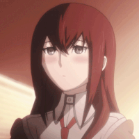Blush Kurisu Discord sticker