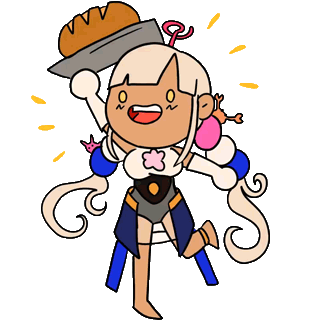Sana Gets Bread Discord sticker