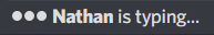 Nathan is typing
