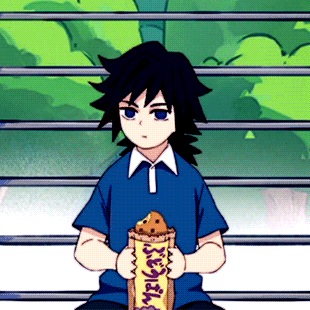 Giyu isst Discord sticker