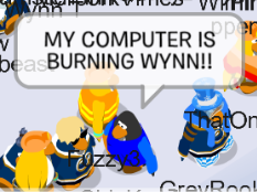 burning Discord sticker