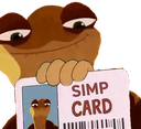 Simp Card Discord sticker