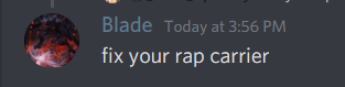 rapcarrier Discord sticker