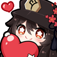 Hu Tao Love Discord sticker