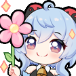 Ganyu Flower Discord sticker