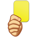 Gelbe Karte Discord sticker