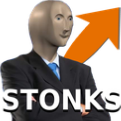stonks Discord sticker