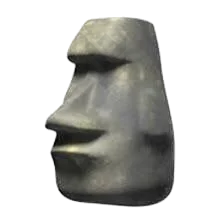 stonefaced Discord sticker