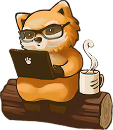 Spiffo on a computer Discord sticker