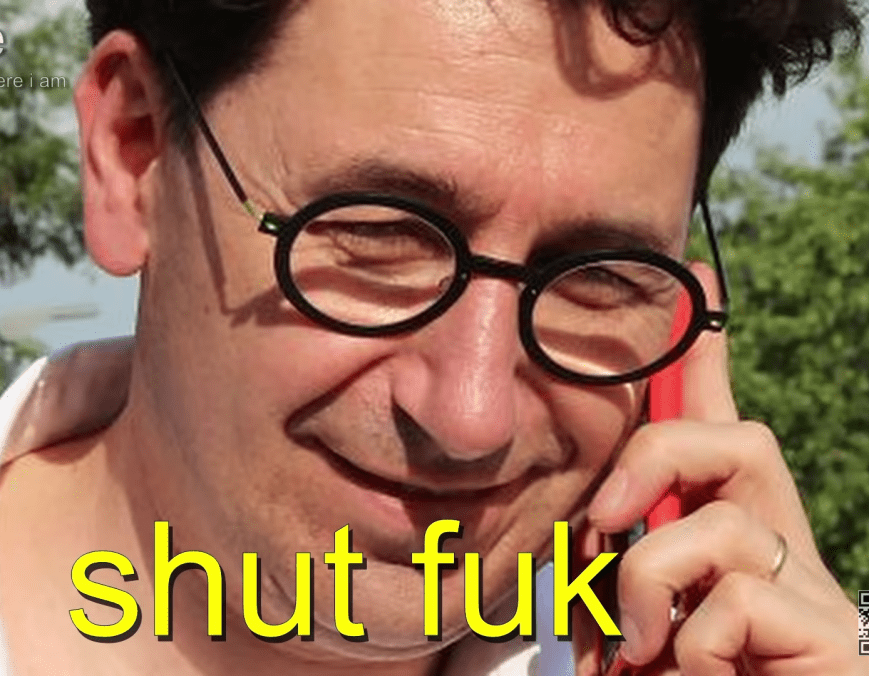shut fuk Discord sticker