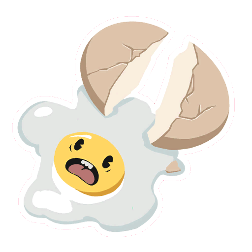 Cracked Egg Discord sticker