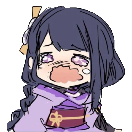 Shogun Ei Baal cry sob Discord sticker