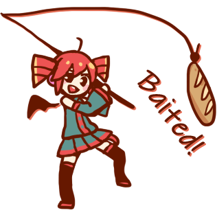Baited Discord sticker