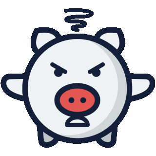 Angry Piggy Discord sticker
