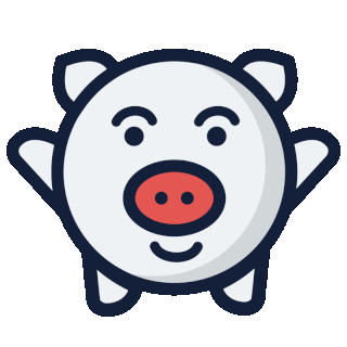 Jumping Piggy Discord sticker